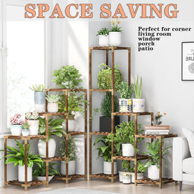 HOMKIRT stable triangular joints ensure a durable plant stand.