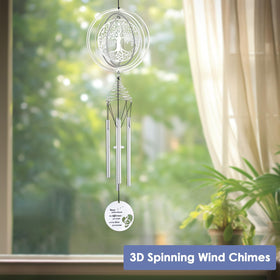 HOMKULA wind chimes solid aluminum rods offer durable outdoor accents.