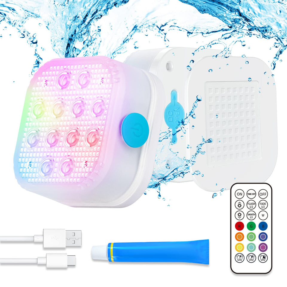 Homly pool light with remote control for easy underwater illumination.
