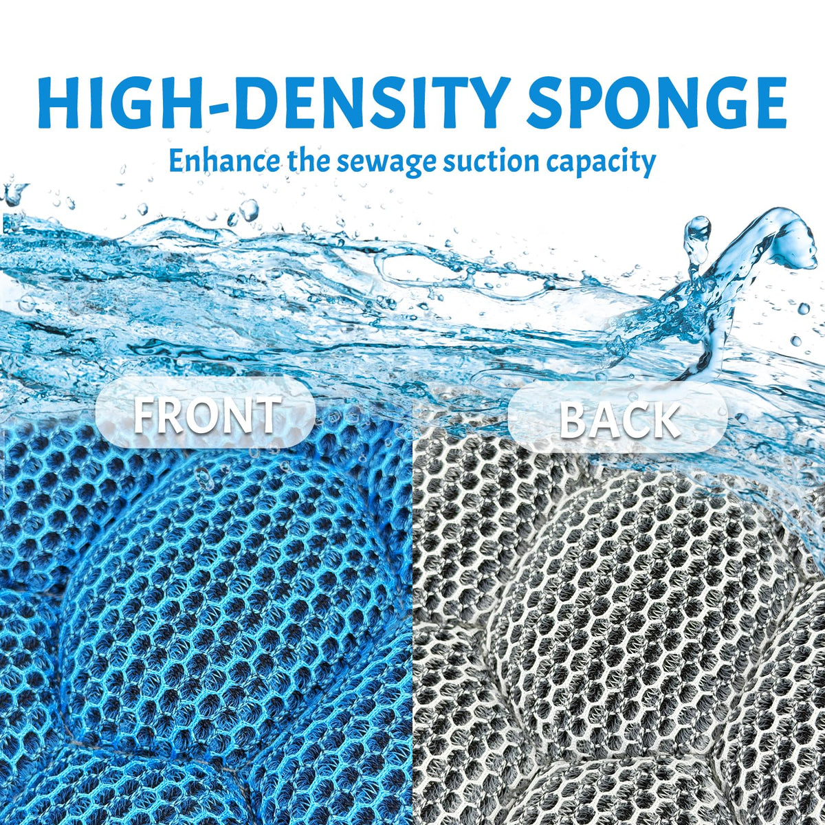 Homlynn 2-pack hot tub sponge set shown in packaging for easy replacement and consistent cleaning
