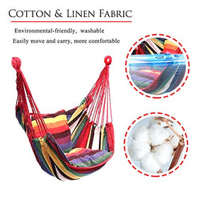 Hommtina hammock chair portable design easy to move for balcony or patio
