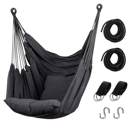 Hommtina hammock chair pocket for outdoor lounging