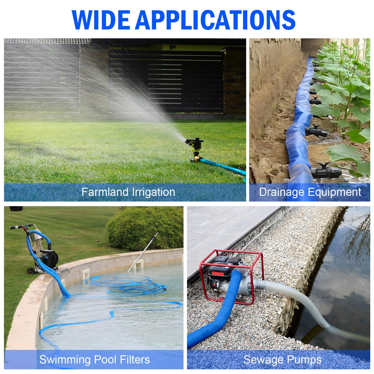 Compact packaging of HOMNUTS backwash hose for easy transport