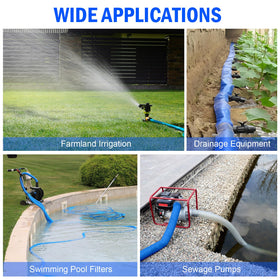 Compact packaging of HOMNUTS backwash hose for easy transport