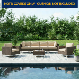 Slipcovers only from HOMREST; measure inserts to ensure a perfect fit