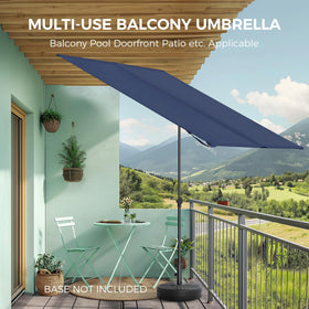 HOMSHADE 360° rotating joint enables flexible shade from every angle.