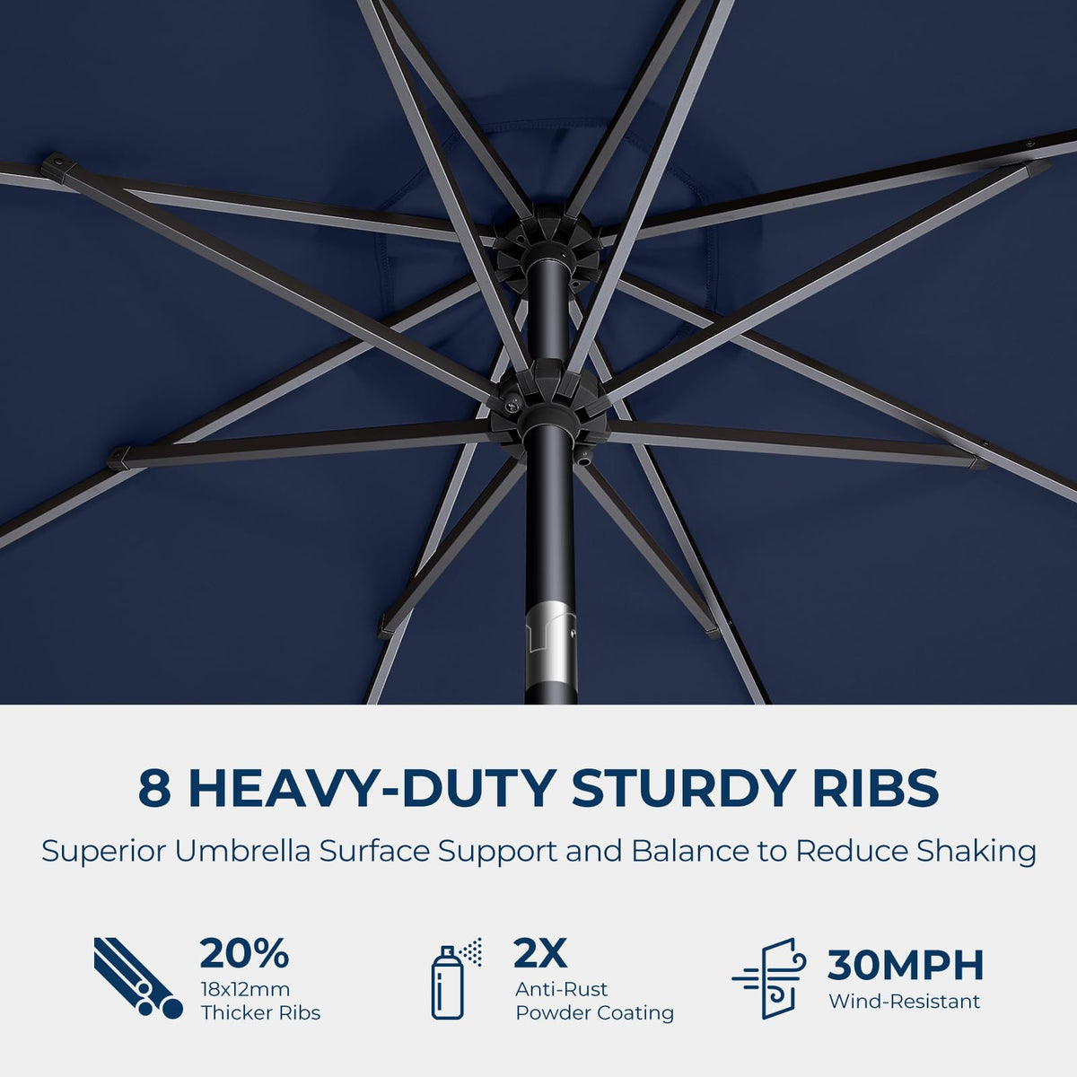 HOMSHADE easy crank and tilt adjust shade quickly.