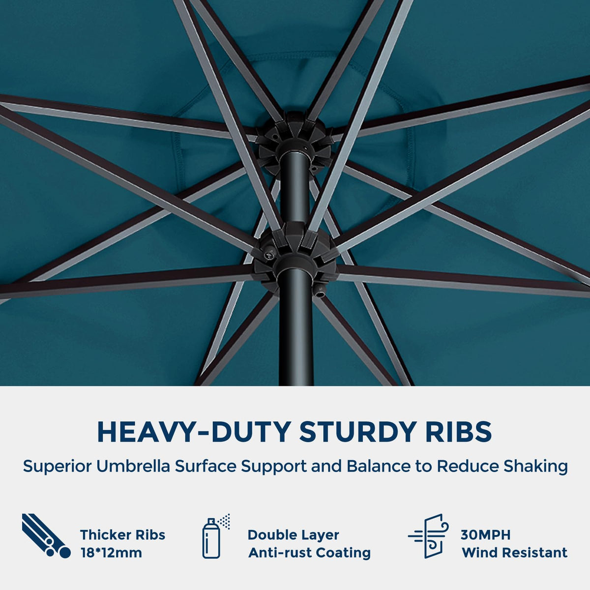 HOMSHADE crank-action in use demonstrates quick setup and convenient shade.