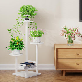 Homsorout versatile indoor-outdoor stand for plants.