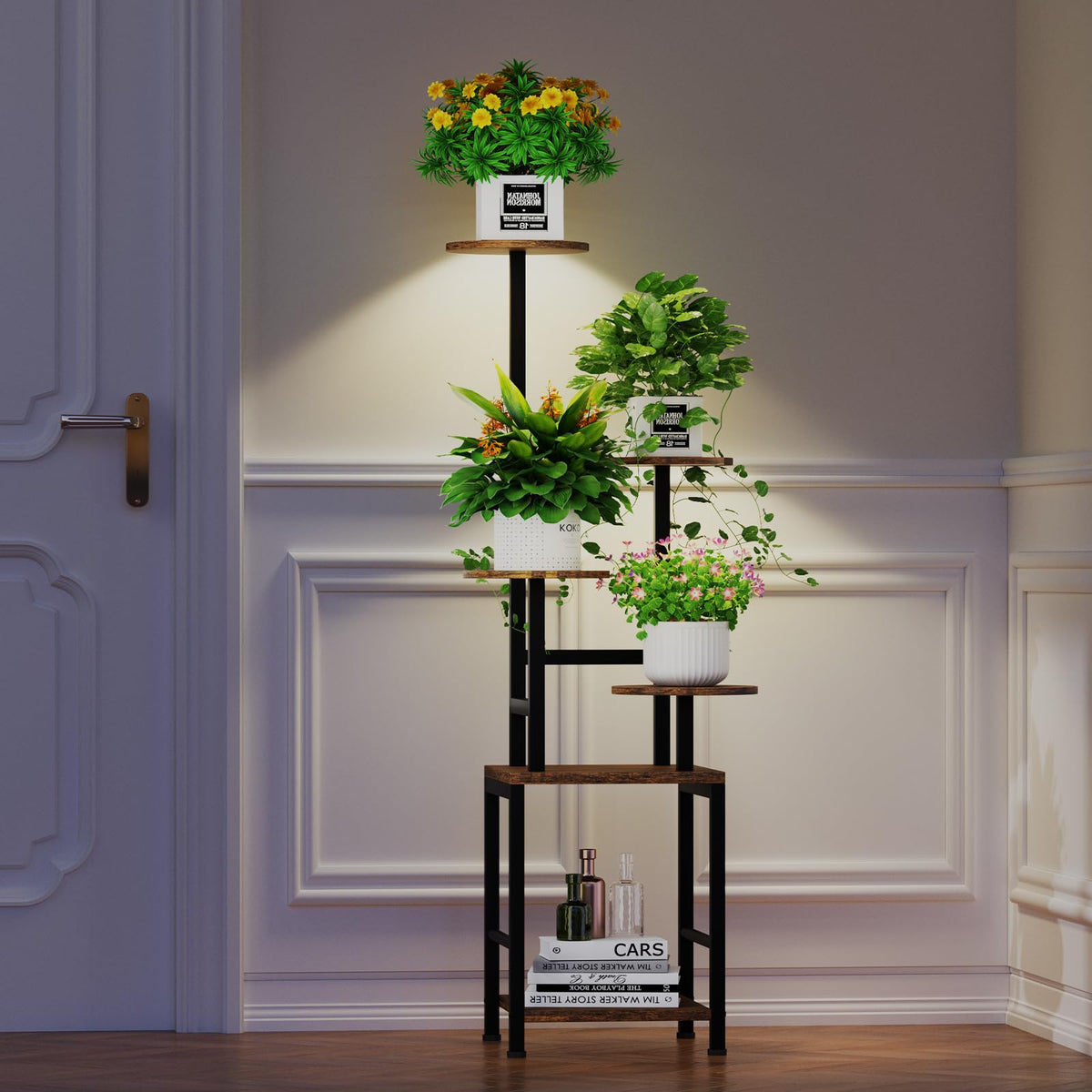 Homsorout adjustable grow lights offer multiple brightness levels