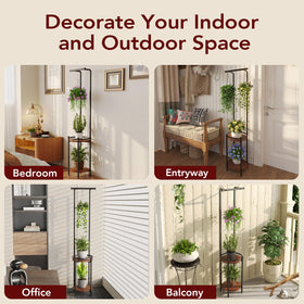 Homsorout space-saving design maximizing vertical plant display