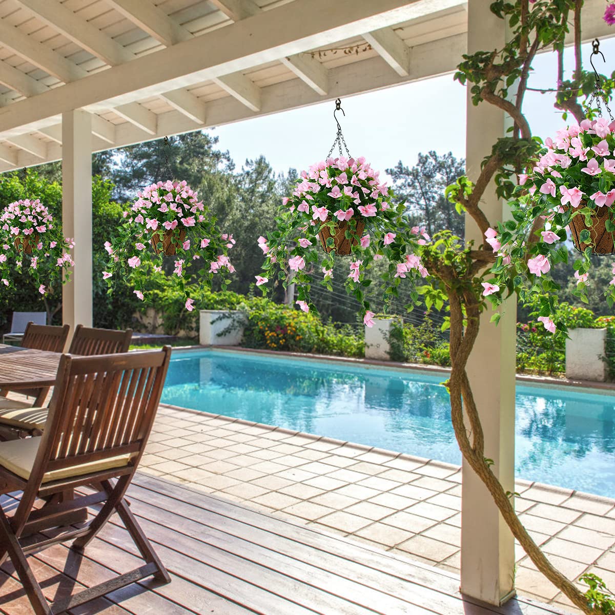 Homsunny silk bougainvillea vines ideal for balcony decor