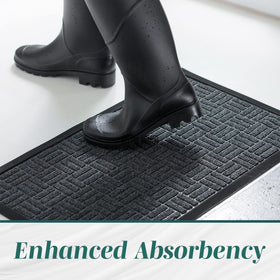 HOMWE absorbent fabric close-up shows thick moisture-trapping fibers.
