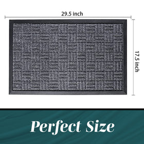 HOMWE durable rug design withstands daily foot traffic.