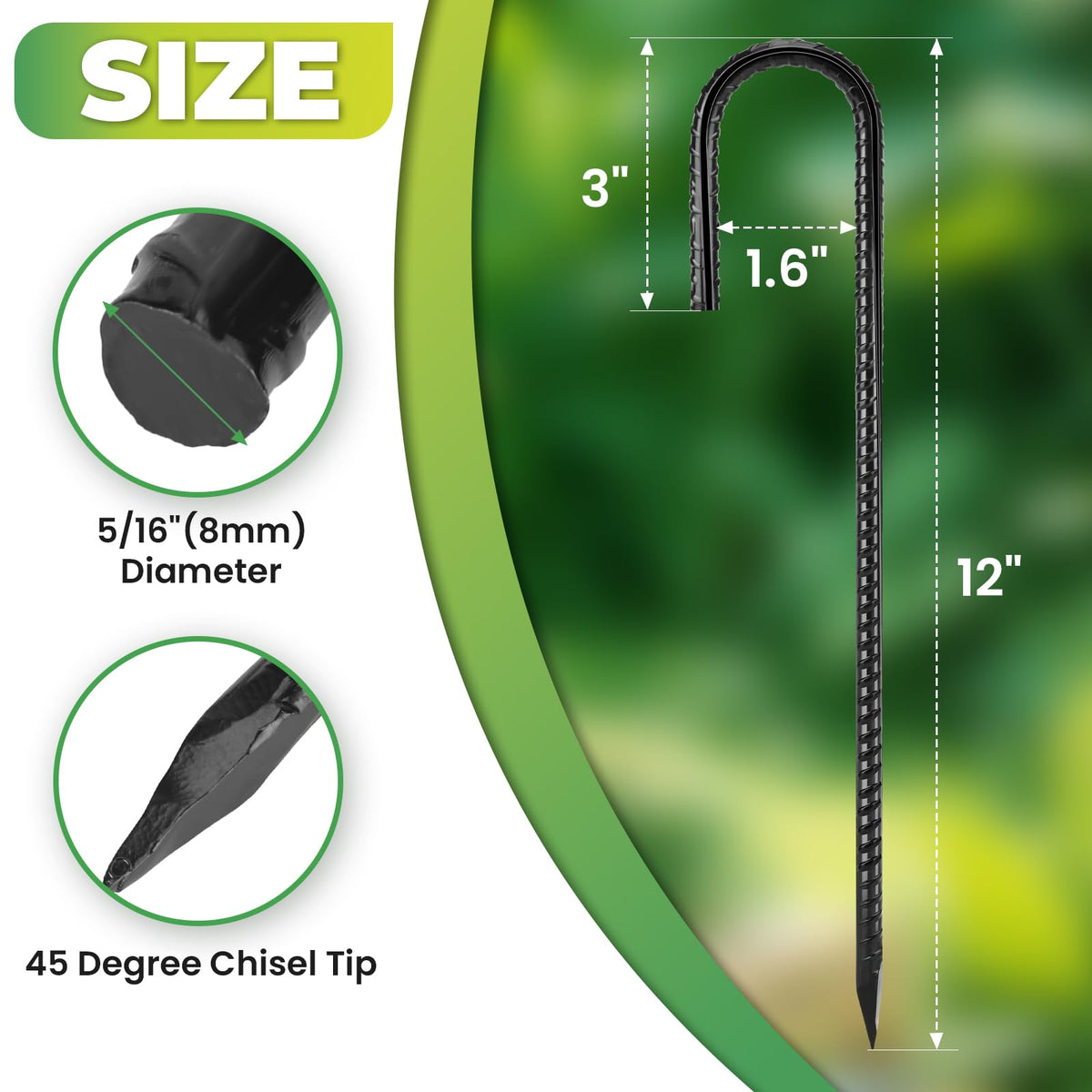 Homwin J-hook close-up showing secure hold and easy tie-down.