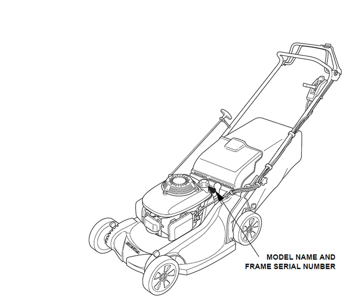 Honda rear drive wheel for HRN216VLA offering enhanced traction on uneven lawns.
