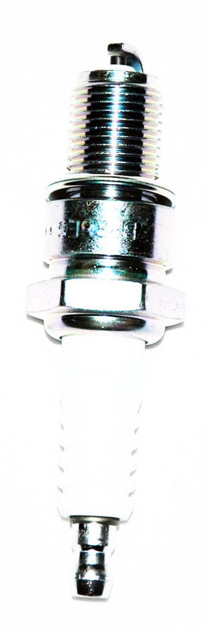 Honda spark plug HRR216K front view shows OEM quality and fit