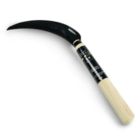 HONEN Japanese Harvest Sickle close-up blade for precise cutting in crops