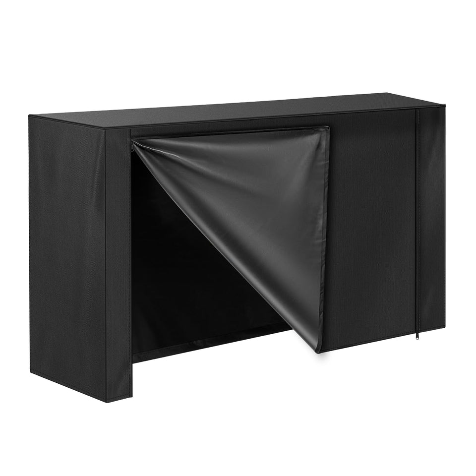 Honest Outfitters 6ft firewood rack cover shields wood from rain