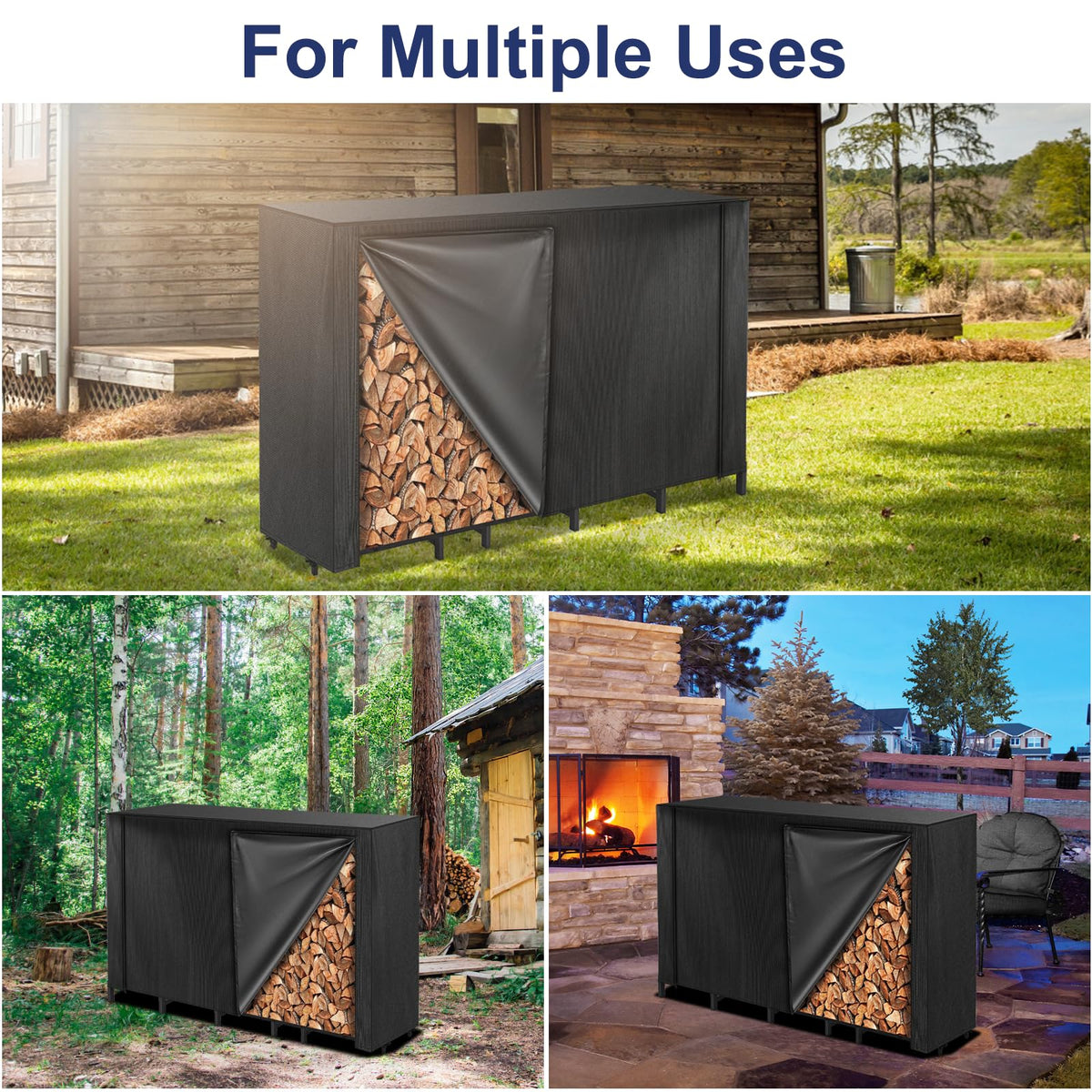 Honest Outfitters precise fit ensures quick setup and organized wood storage