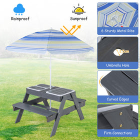 Honey Joy backyard kids furniture suited for outdoor gatherings.
