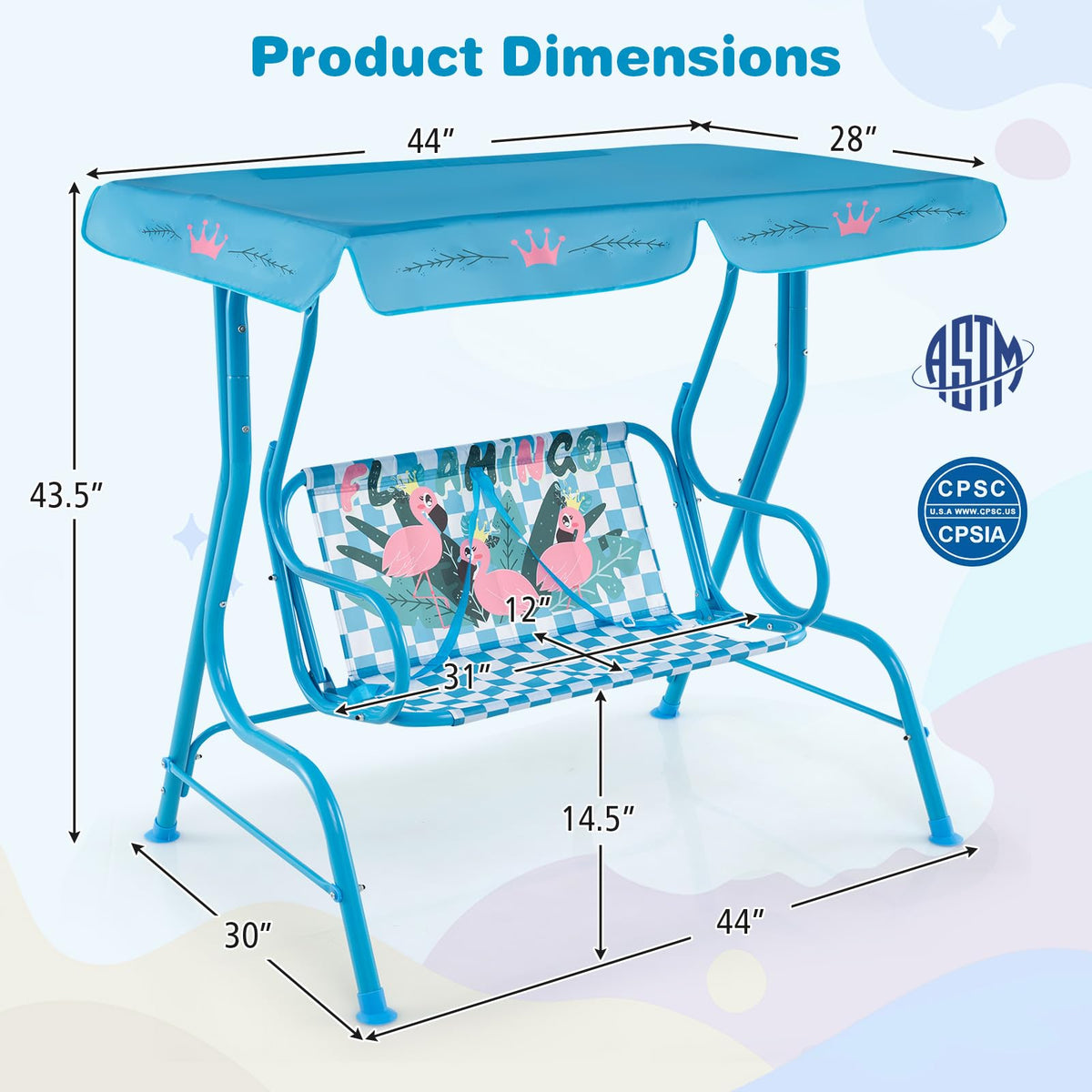 Honey Joy easy-assembly design for quick setup
