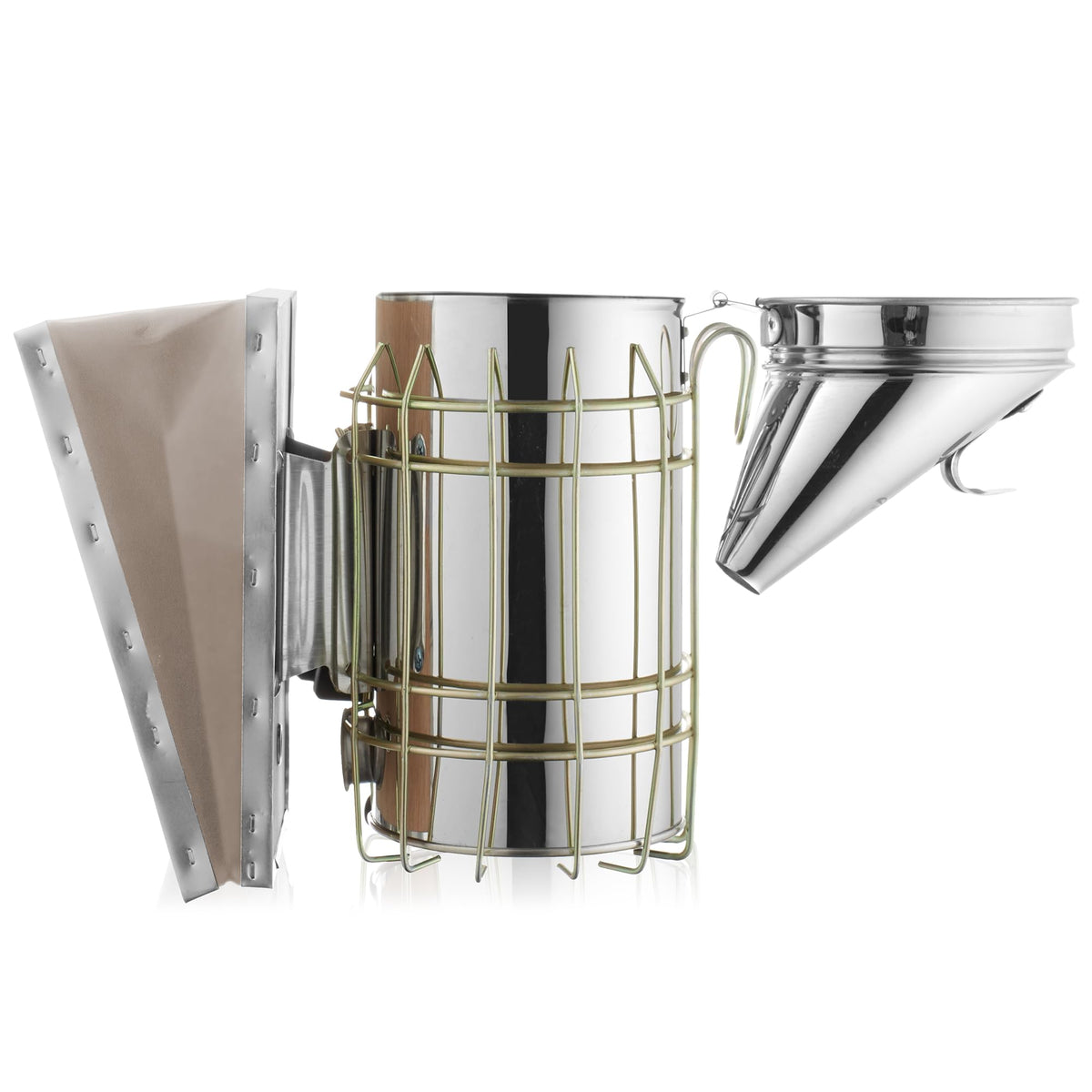Honey Keeper smoker with large fuel chamber for longer smoke sessions