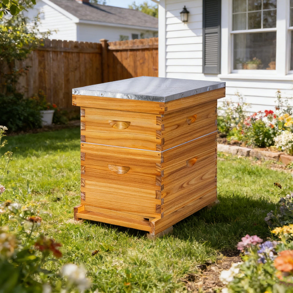 Honey Lake dovetail joints ensure durable, easy-to-assemble beehive construction