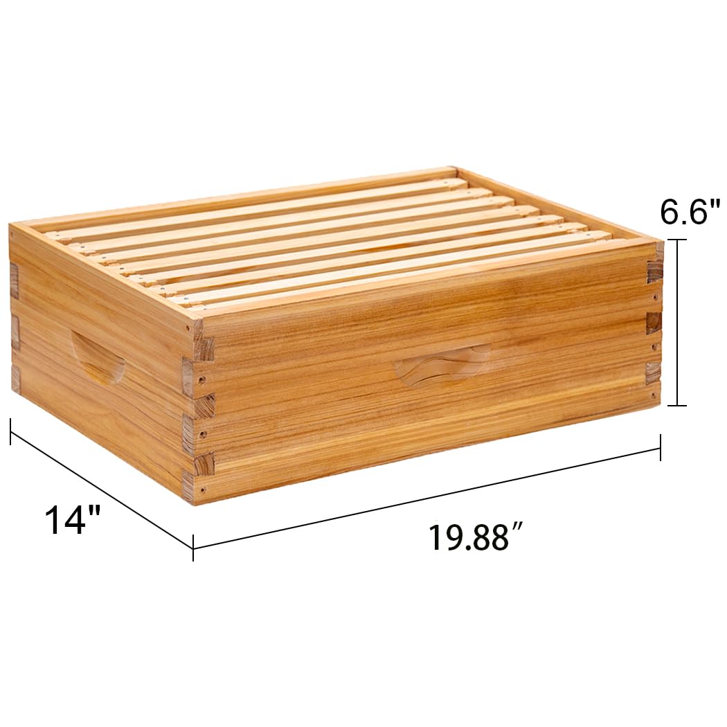 Honey Lake beehive dovetail joint detail highlights sturdy construction