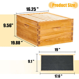 Honey Lake frame and foundation kit—easy assembly for ready-to-use frames.