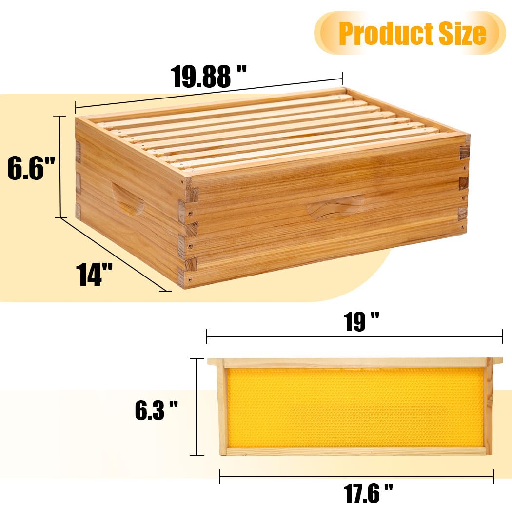 Honey Lake waxed foundation sheets for strong comb and easy building