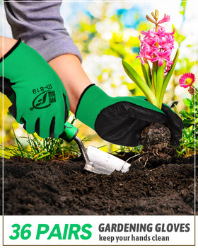 Honeydak breathable glove fabric closeup emphasizes comfort during long planting sessions