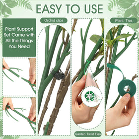 Honeydak garden plant tie rolled for easy trellis shaping.