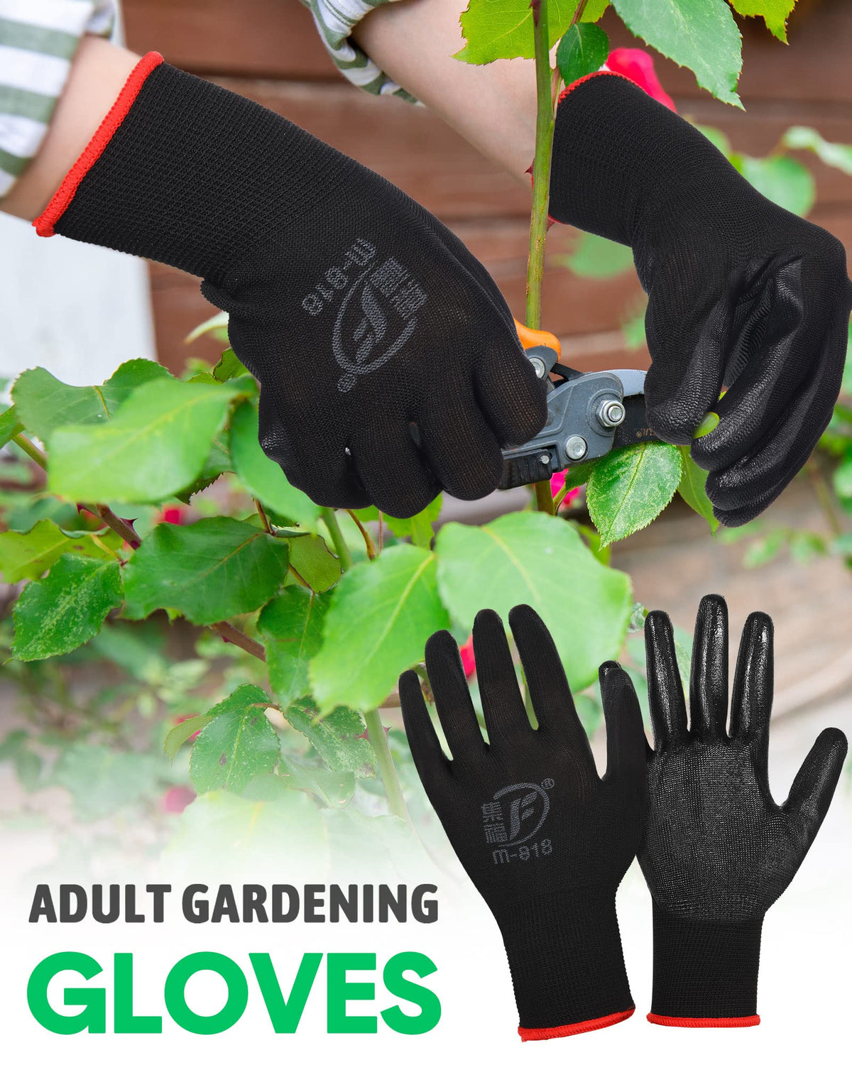 Honeydak gloves worn on hand in garden or kitchen for versatile tasks