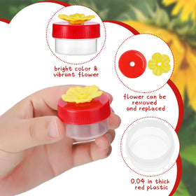 Honeydak handheld hummingbird feeder in window-viewing position