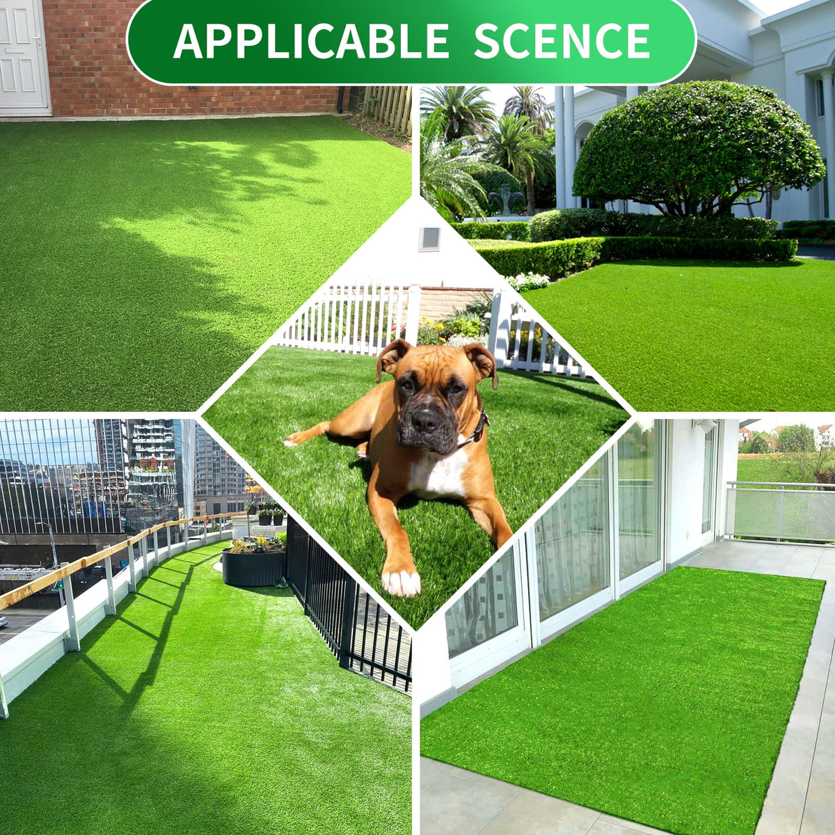 honeypet artificial grass indoor pet play area surface for kids and pets