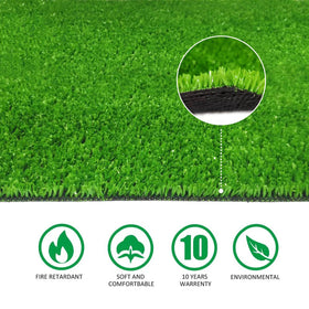 honeypet artificial grass rubber back with drainage demonstrating quick cleanup