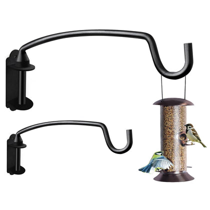 Hongchu plant hanger 12-inch swivel wall mount supports outdoor decor safely.