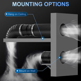 HonGuan inline duct fan blade assembly for easy maintenance and quick installation.
