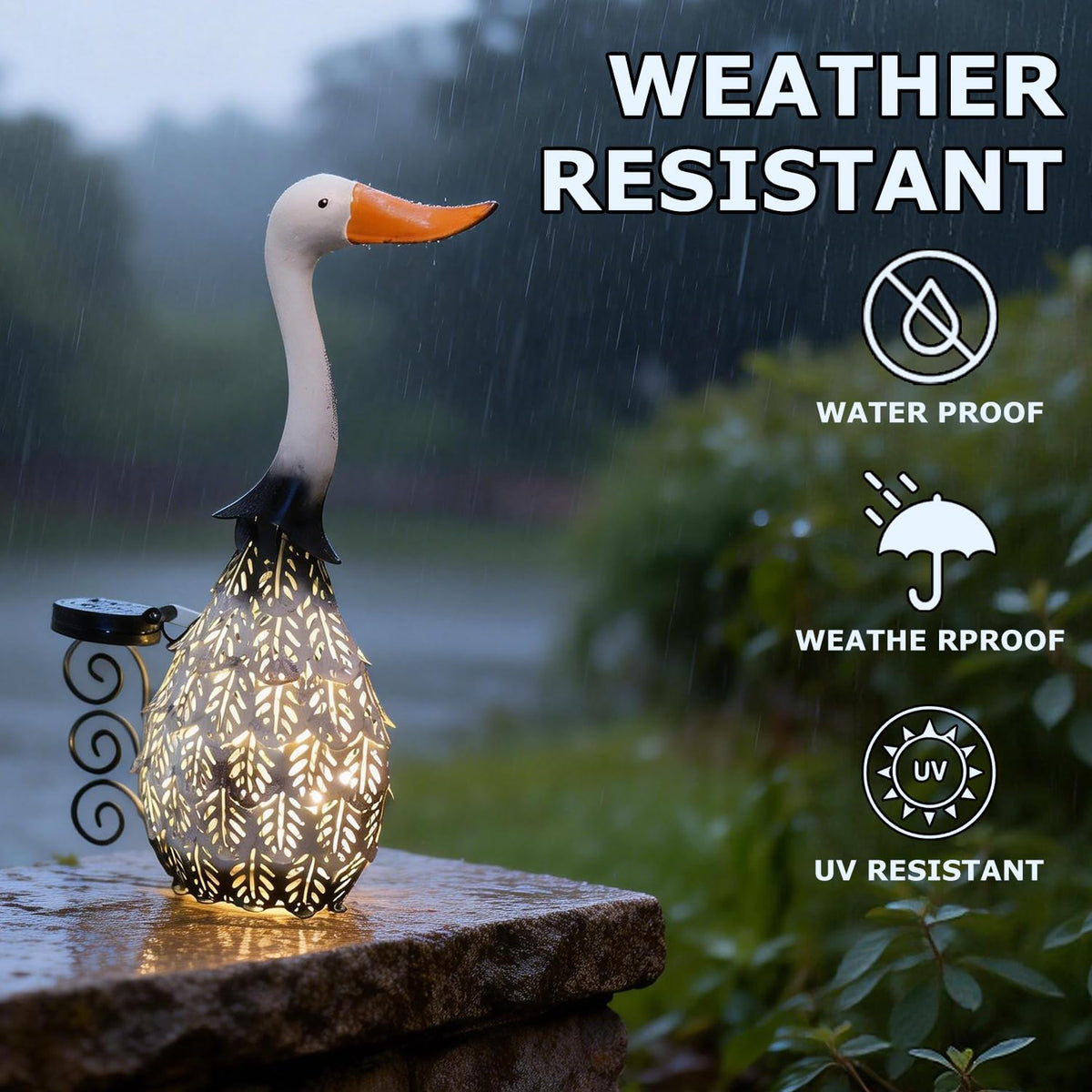 HONGLAND solar goose makes a thoughtful gift for garden lovers.