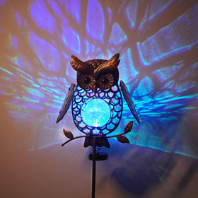 HONGLAND solar lights offer multiple color changes for cozy nighttime scenes.