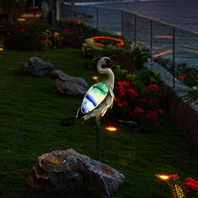 HONGLAND waterproof paint and solar panel provide durable day-to-night illumination
