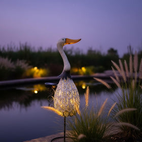 HONGLAND weatherproof coating keeps the goose vibrant through sun and rain.