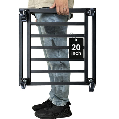 Hongsane 20-inch square plant caddy with wheels for easy relocation of large planters