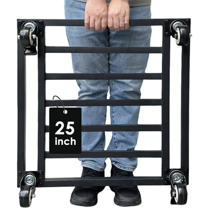 Hongsane 25-inch plant caddy base with wheels for easy relocation of large pots.