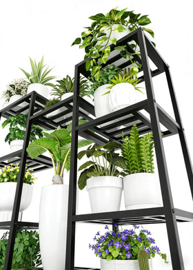 Hongsane wide 31-inch tier spacing enables tall, trailing plants
