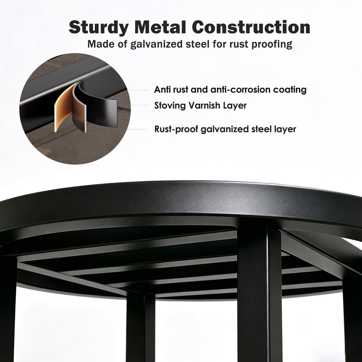 Hongsane adjustable leveling feet protect floors and keep plants steady on uneven surfaces.
