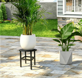 Hongsane large pot display stand suitable for indoor or outdoor use.