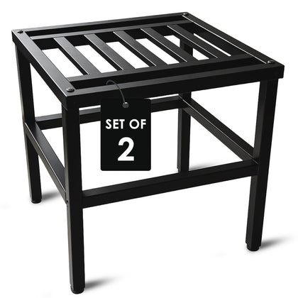Hongsane 13-inch round plant stand top view showing sturdy platform for heavy pots