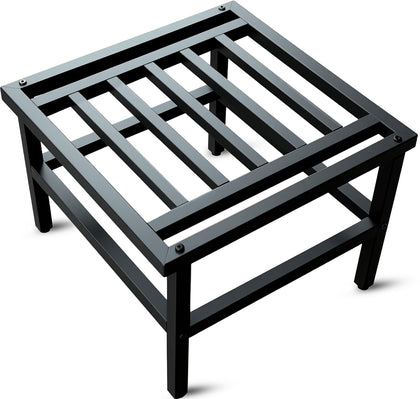 Hongsane plant stand top view shows a robust base for large pots.